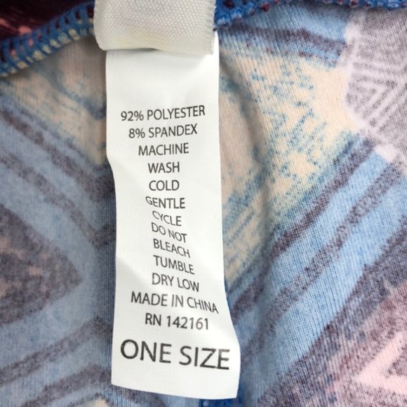LuLaRoe Aztec Print Leggings, One Size - Picture 4 of 5